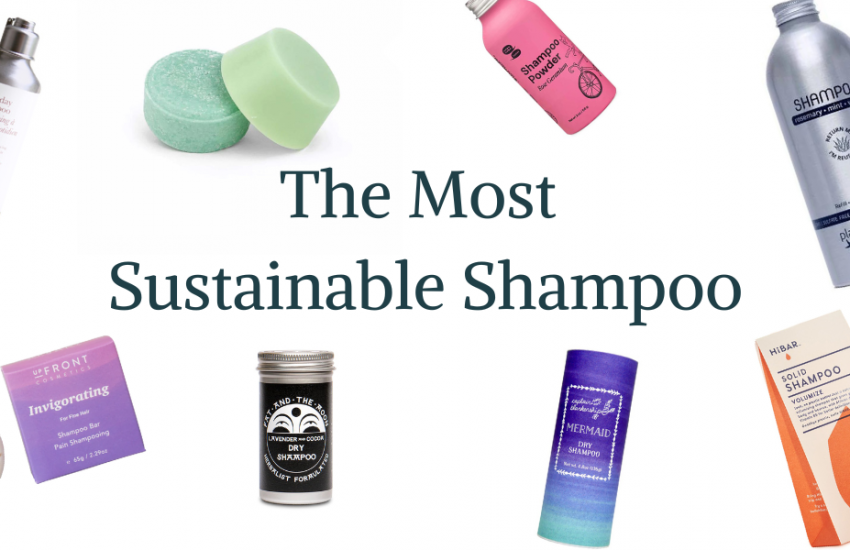 The Most Sustainable Shampoo collage