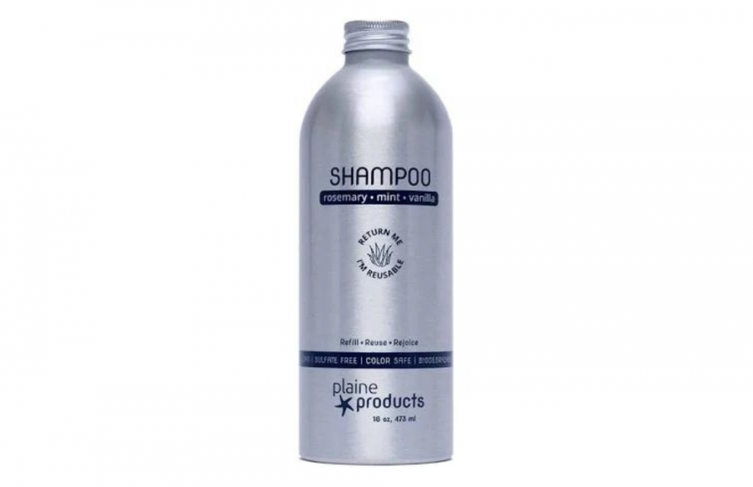 plaine products shampoo review: sustainable shampoo